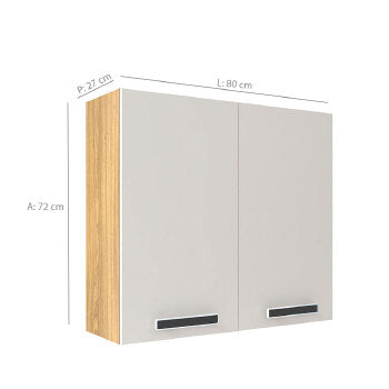 Armario Itatiaia New Jazz 2 Pts 80 Cm - 3600001598