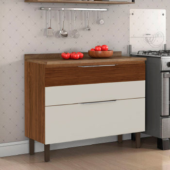 Balcao Kits Parana 80 Cm 1 Pt 1g C/ Tampo - 2623 - PC / 3