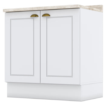 Balcao Henn Americana 80cm 2 Pts C/tampo - Ce355-05 - PC / 2