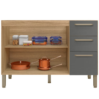 Balcao Kits Parana Versalhes 1,20m S/ Tampo - 2974