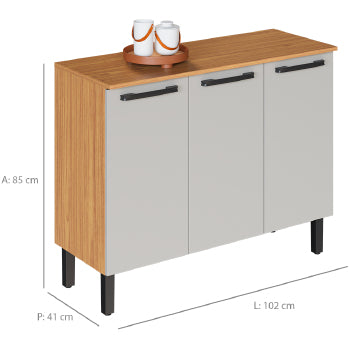 Balcao Itatiaia Veneza 105cm 3p C/tampo - 3600001855