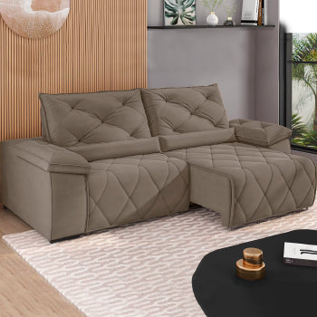 Estofado Besthouse Austin 2,5m Ret/ Rec - Bh12291 - PC / 2
