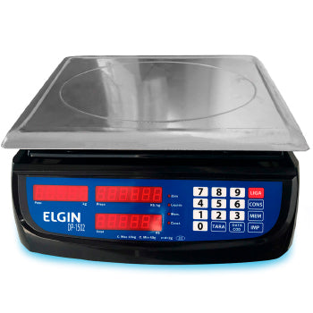 Balanca Digital Elgin Dp15 Plus 15kgs Com Bateria - 46badp15mi00