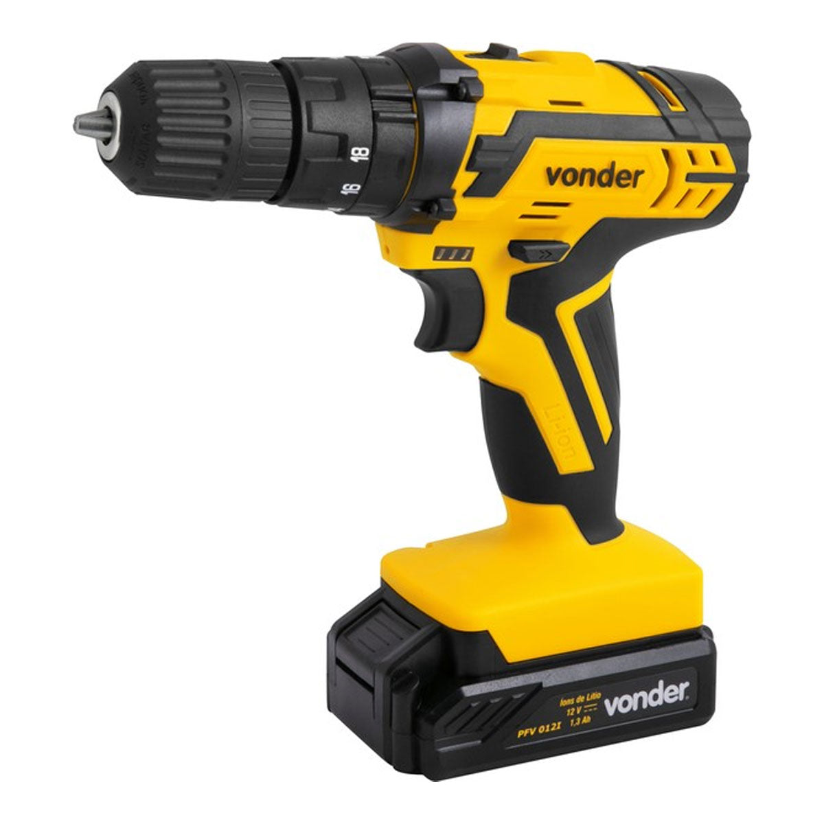 Parafusadeira E Furadeira 12v 3/8"" Pfv012i Com Impacto Bivolt