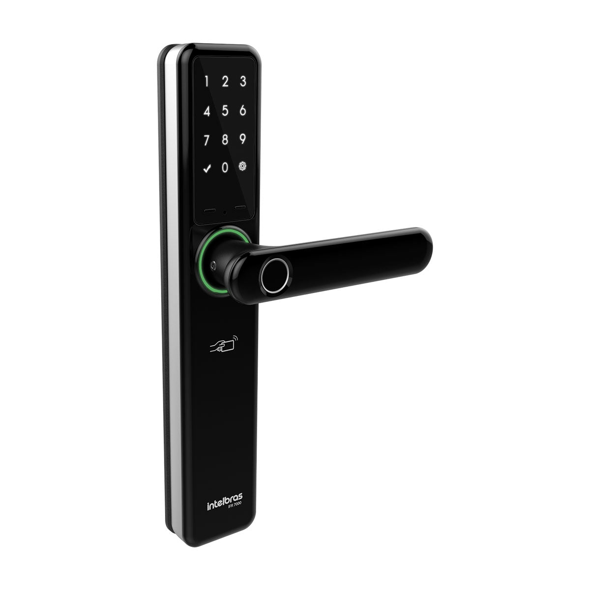 Fechadura Smart De Embutir C/maçaneta Ifr 7000-preta 4670007