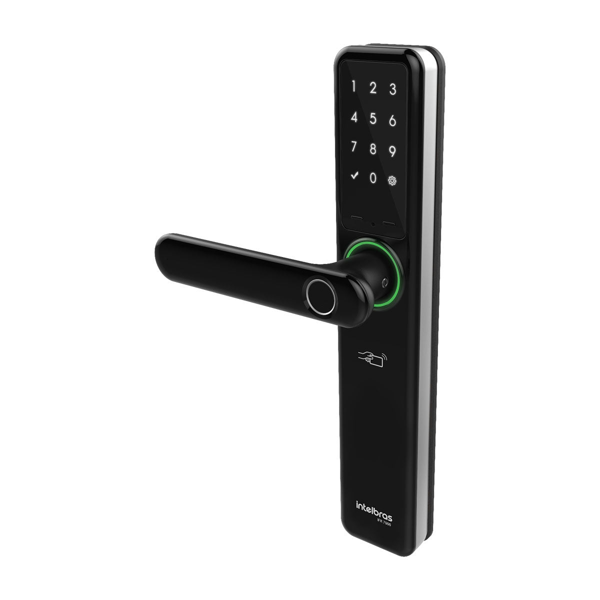 Fechadura Smart De Embutir C/maçaneta Ifr 7000-preta 4670007
