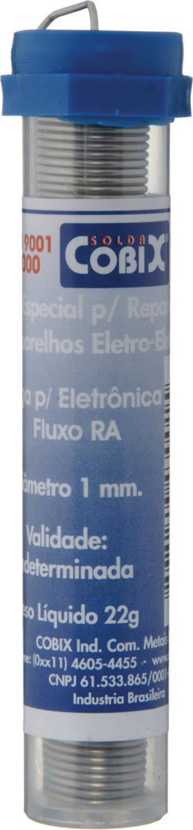 Solda Cobix Tubinho 63x37 1.0mm 22g - PC / 36