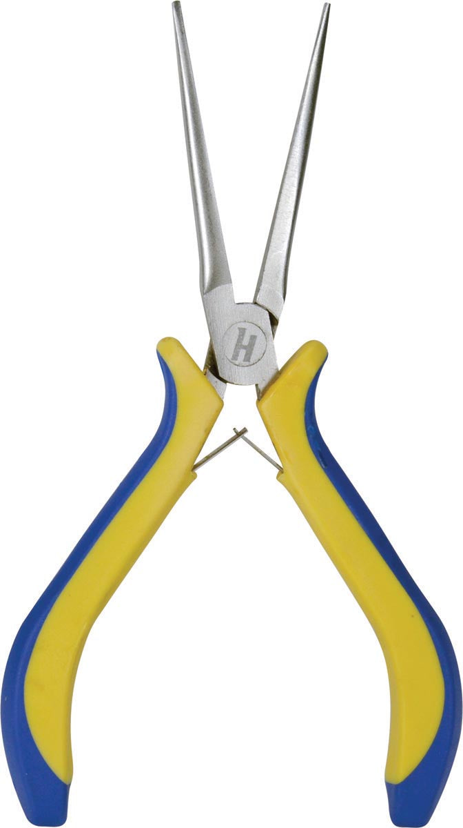 ALICATE DE BICO REDONDO LONGO 150MM 6" HK-507 CABO EMBORRACHADO