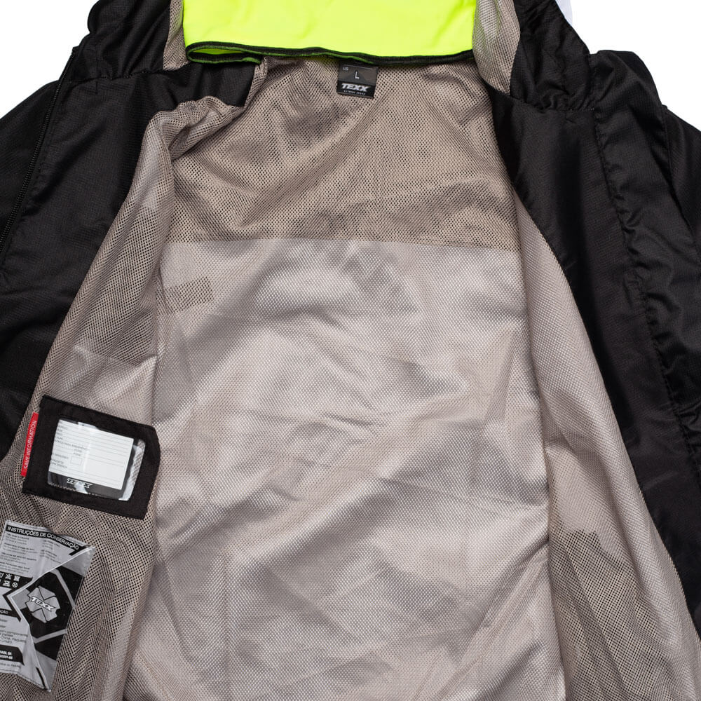 Jaqueta Texx Corta Vento Neon Preto S