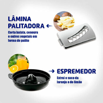 Multiprocessador Mondial Com Liquidificador 1000w - 3094-02