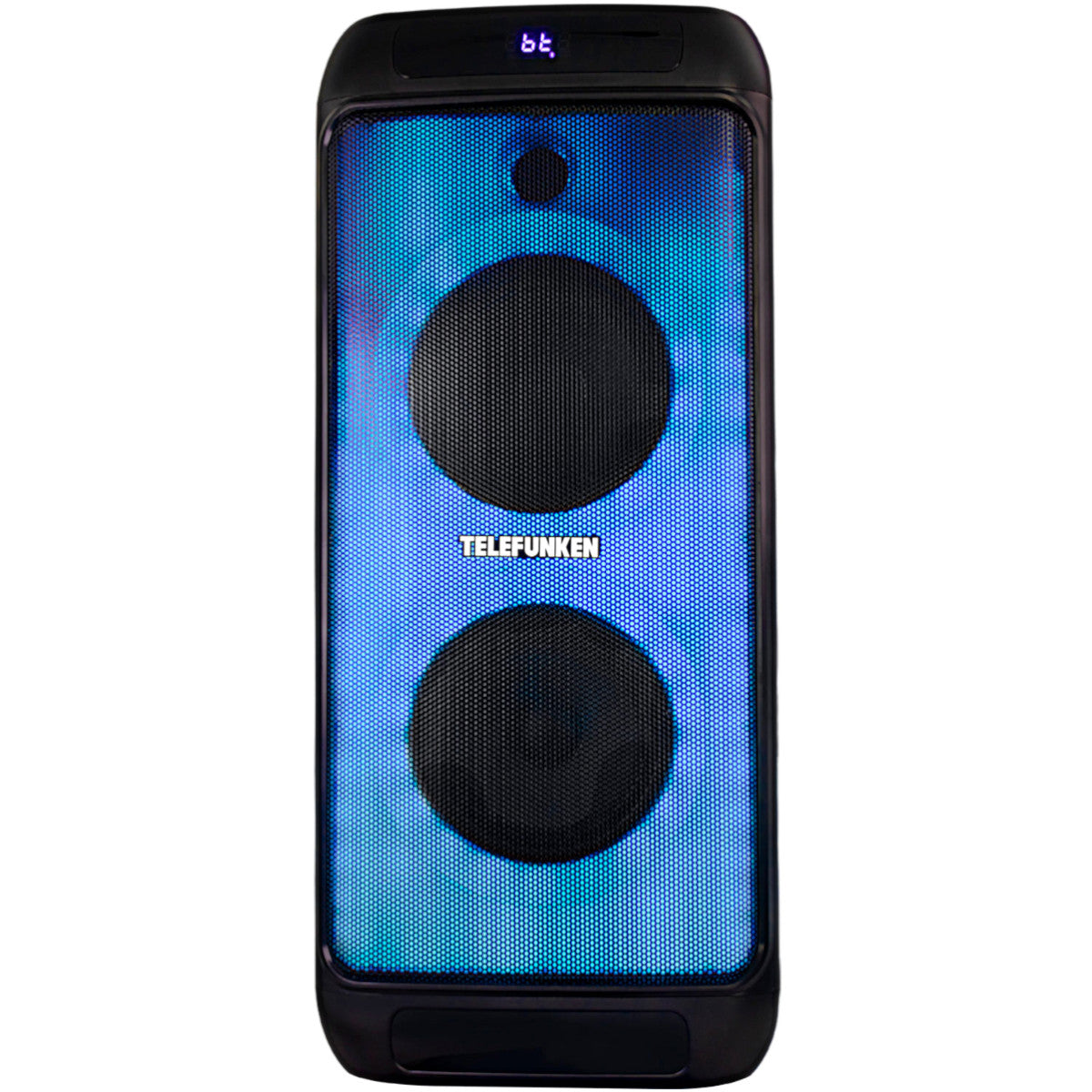 Caixa De Som Ativa Ultrabox-6 - 600w Rms Woofers 2x6.5" E Driver 1.5" Iluminação Gamma Fx - Efeitos De Dj - Tfultrabox6