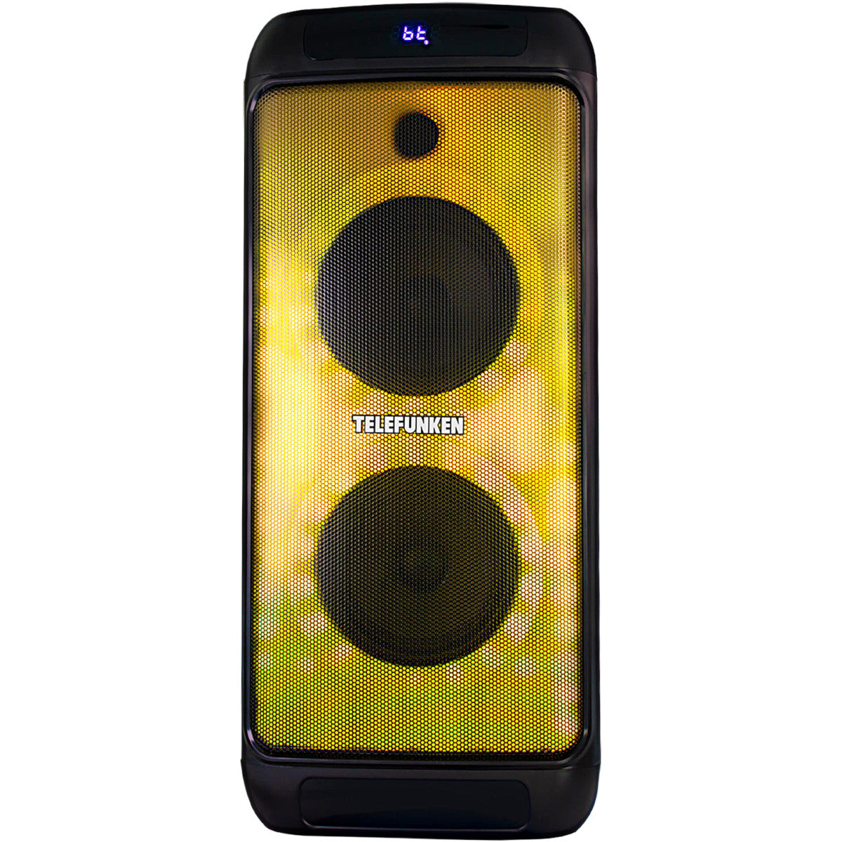 Caixa De Som Ativa Ultrabox-6 - 600w Rms Woofers 2x6.5" E Driver 1.5" Iluminação Gamma Fx - Efeitos De Dj - Tfultrabox6
