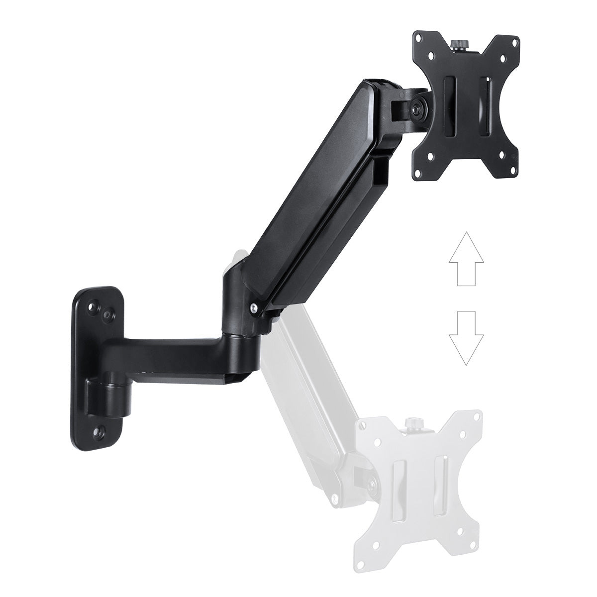 Suporte A Gás Para Monitor De Parede 17""-32"" Vesa 100x100 - Pw01a