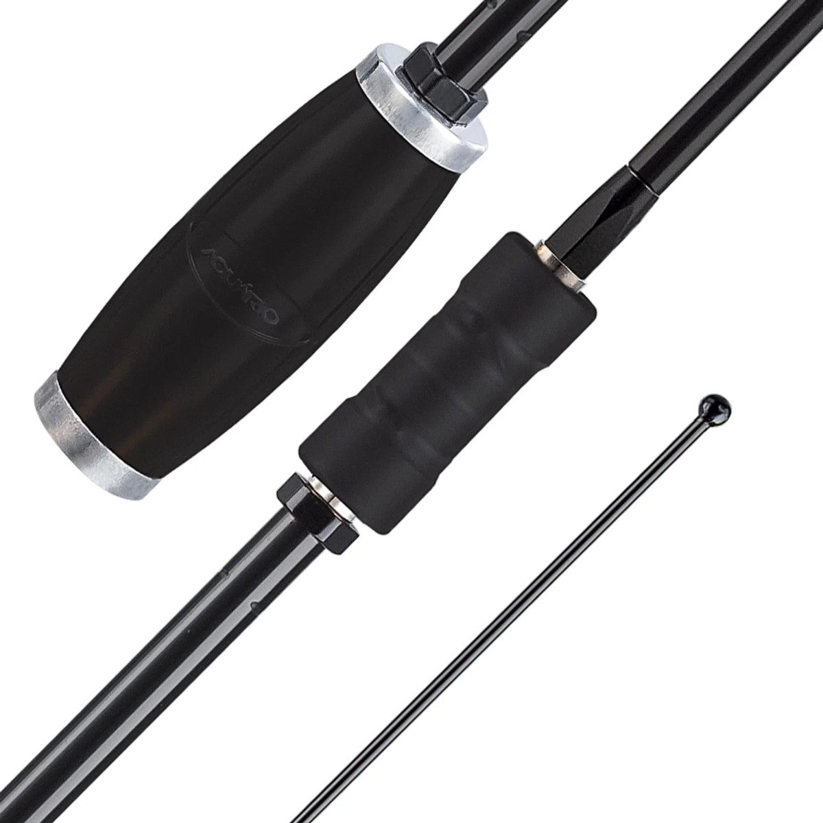 Antena Px Viúva Negra Movel 11m Com Base Pu E Bobina Central B-2006p