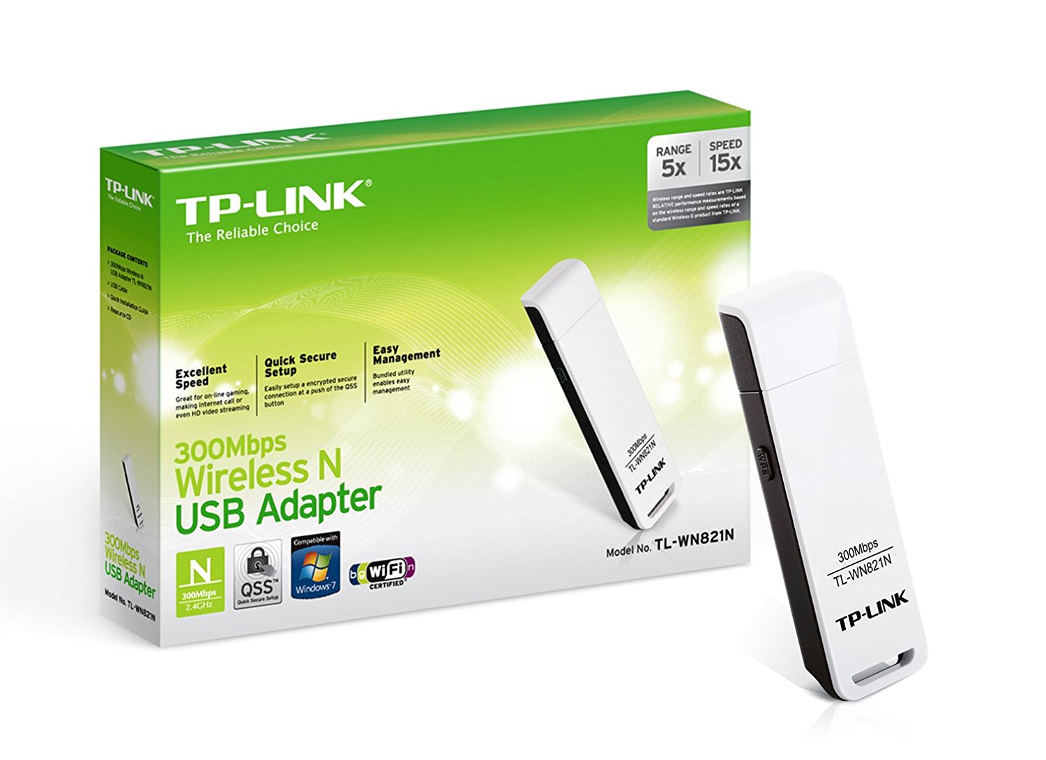 Adaptador Usb Wireless N 300mbps Tl-wn821n