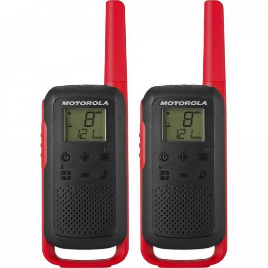 Rádio Comunicador Talkabout 32km T210BR Vermelho/Preto MOTOROLA - PAR / 2