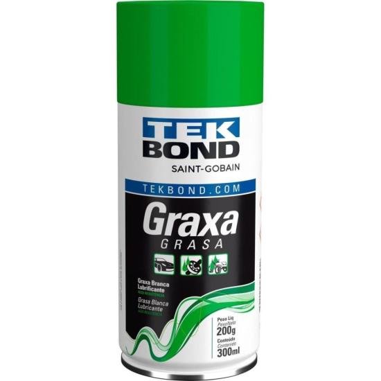 Graxa Branca Lubrificante 300ml TEKBOND - CX / 12