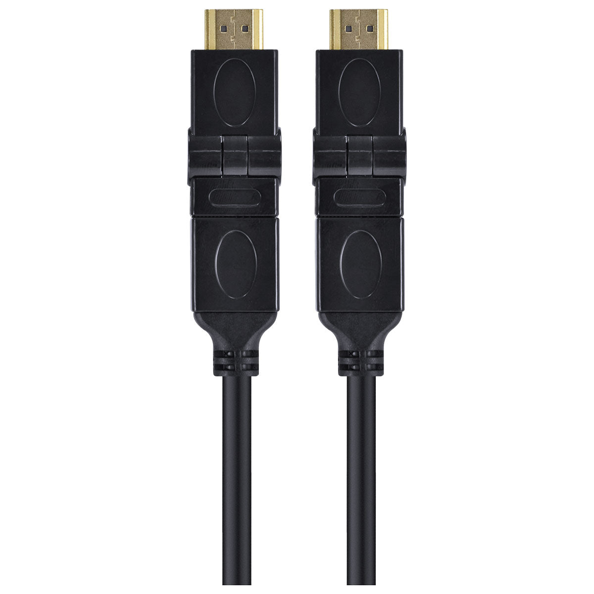 CABO HDMI 2.0 4K ULTRA HD 3D CONEXÃO ETHERNET CONECTORES 360° 2 METROS - H20B360-2