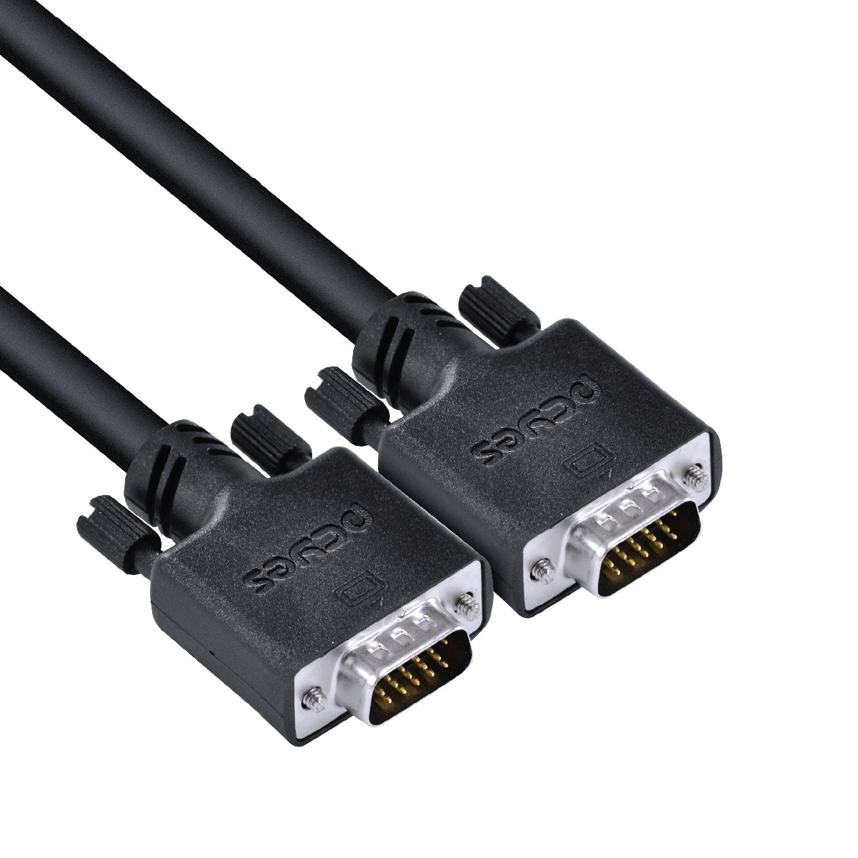 Cabo De Vídeo Vga 15 Pinos Macho Para Vga 15 Pinos Macho 28awg Puro Cobre 5 Metros - Pvm15-5