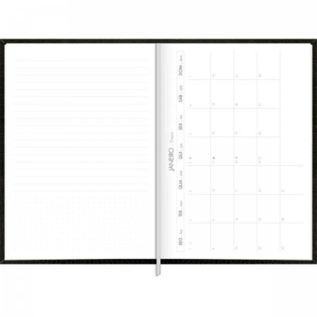 Agenda Executiva Croco Costurada Diária 14,5 X 20,5 Cm 2024
