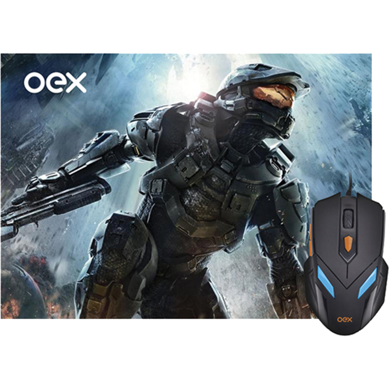 Combo Mouse E Mouse Pad War Gamer Mc100 Oex