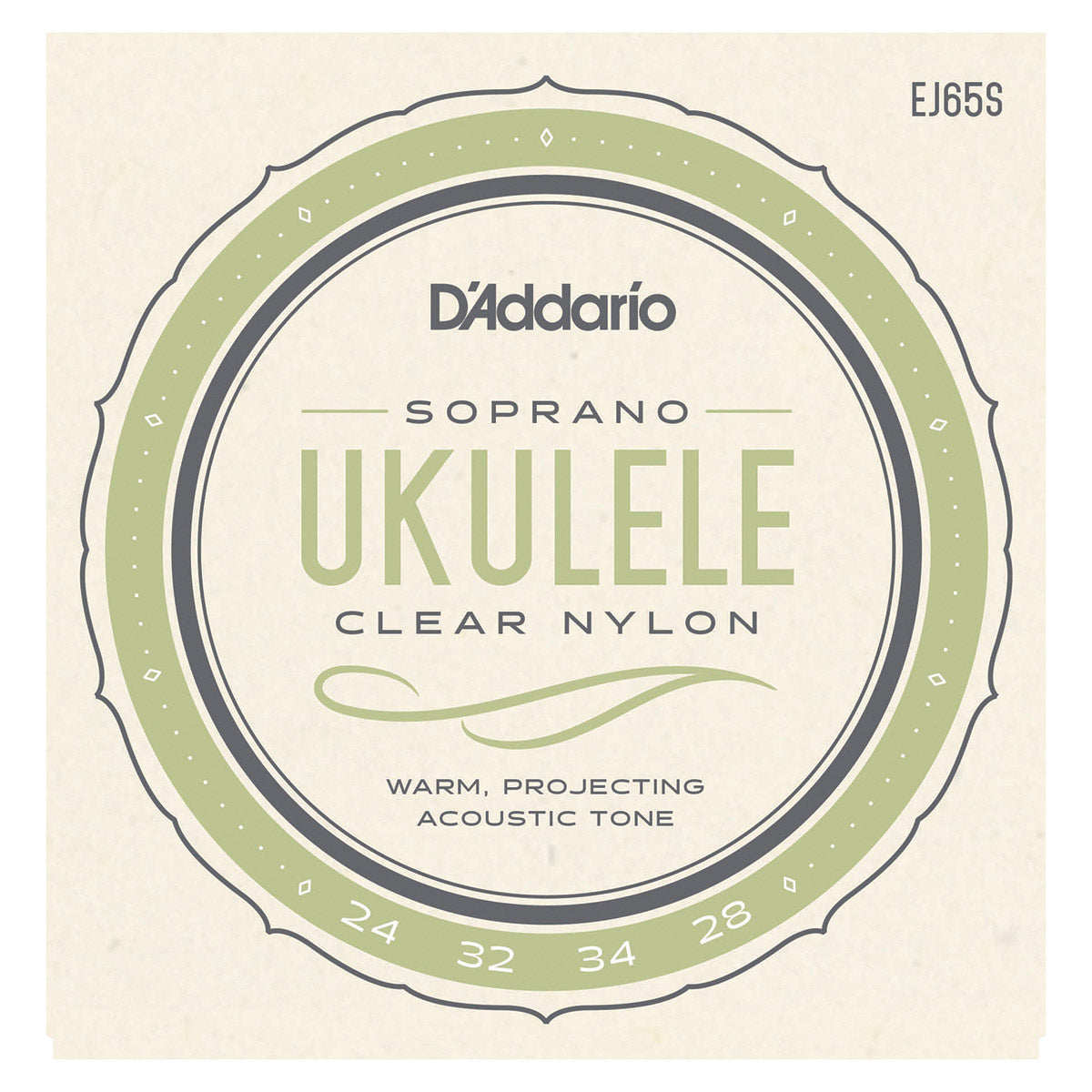 Encordoamento Nylon Ukulele Soprano Ej65s