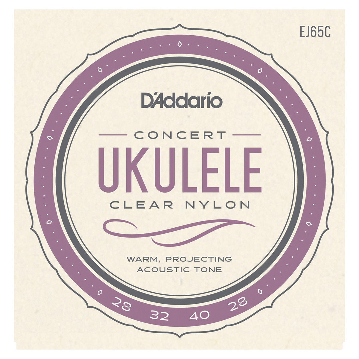 Encordoamento Nylon Ukulele Concert Ej65c