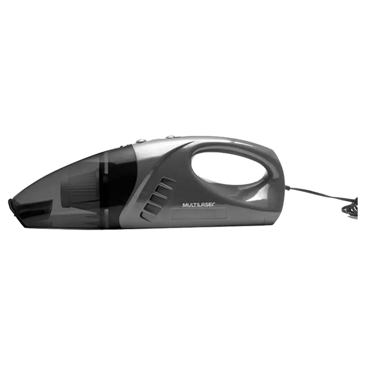 Aspirador De Pó Automotivo 80w 12v Com Função Líquido E Sólido 3m De Fio Cinza/ Preto Multilaser - Au614