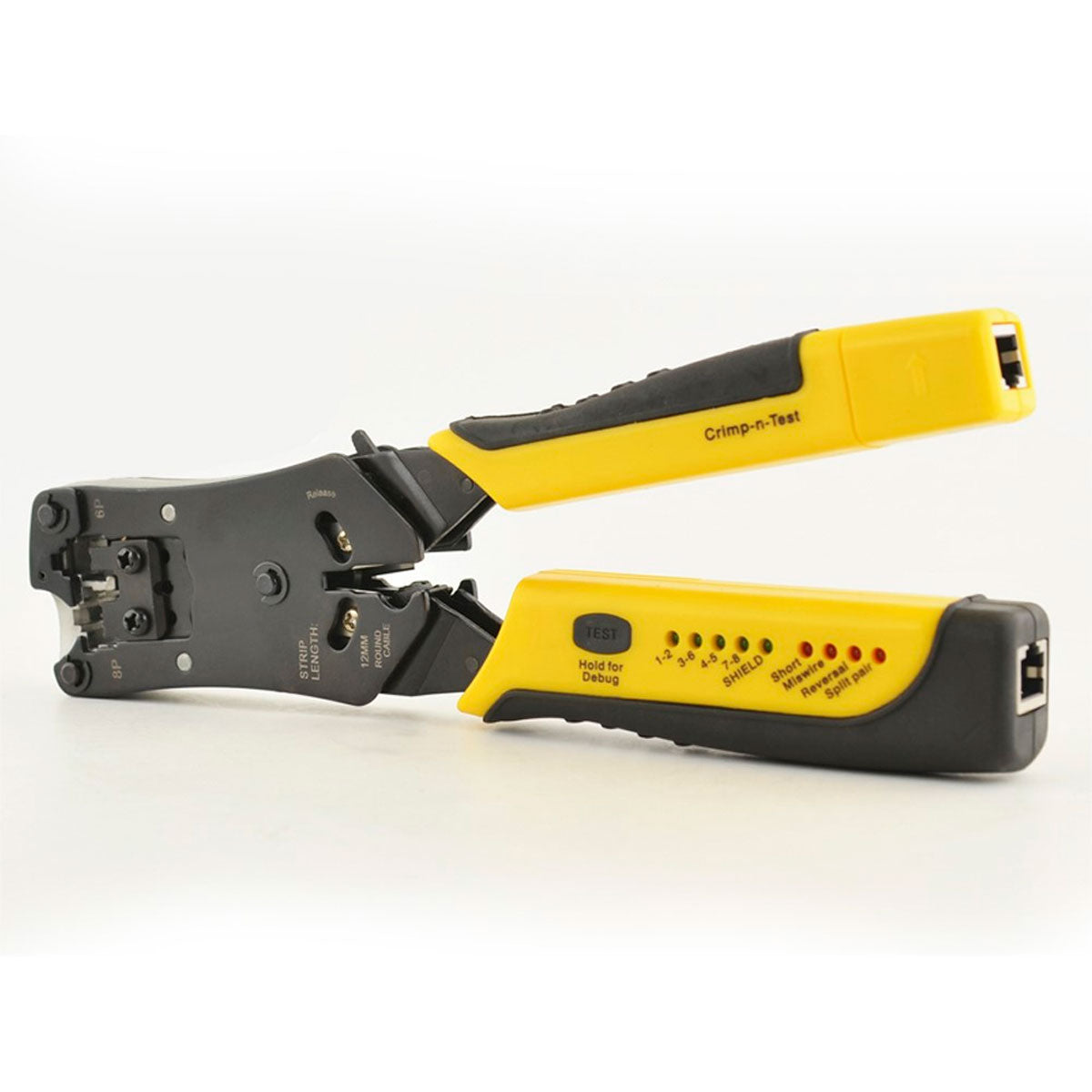 TESTADOR DE CABO DE REDE E ALICATE DE CRIMPAR HK-305