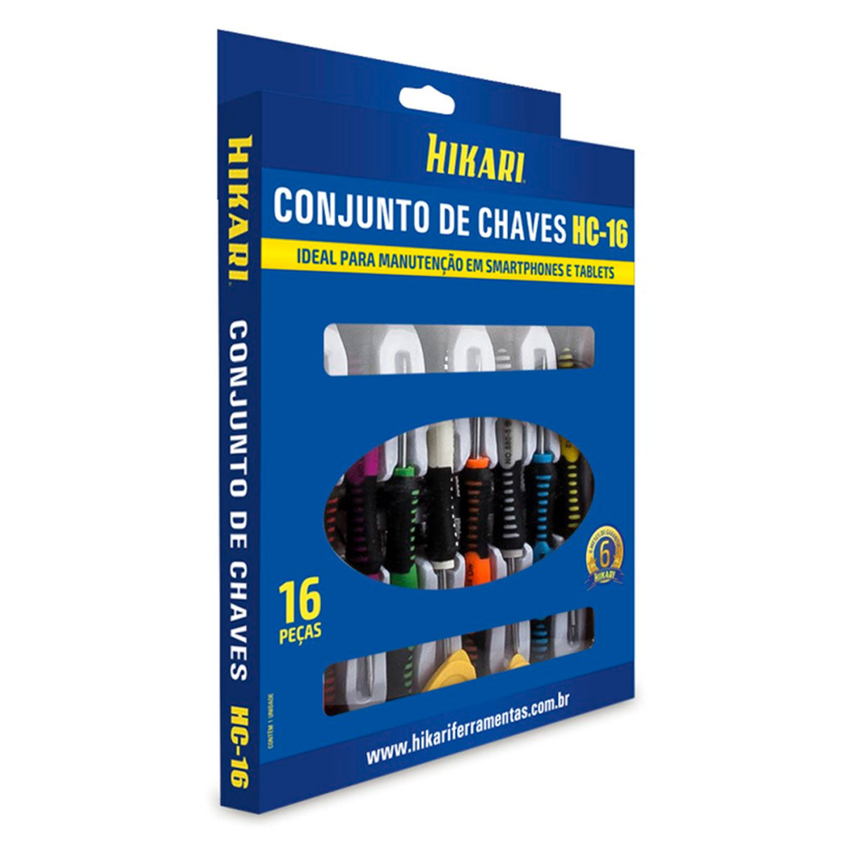 Jogo De Chaves Com 16 Peças Para Smartphones E Tablets Hc-16