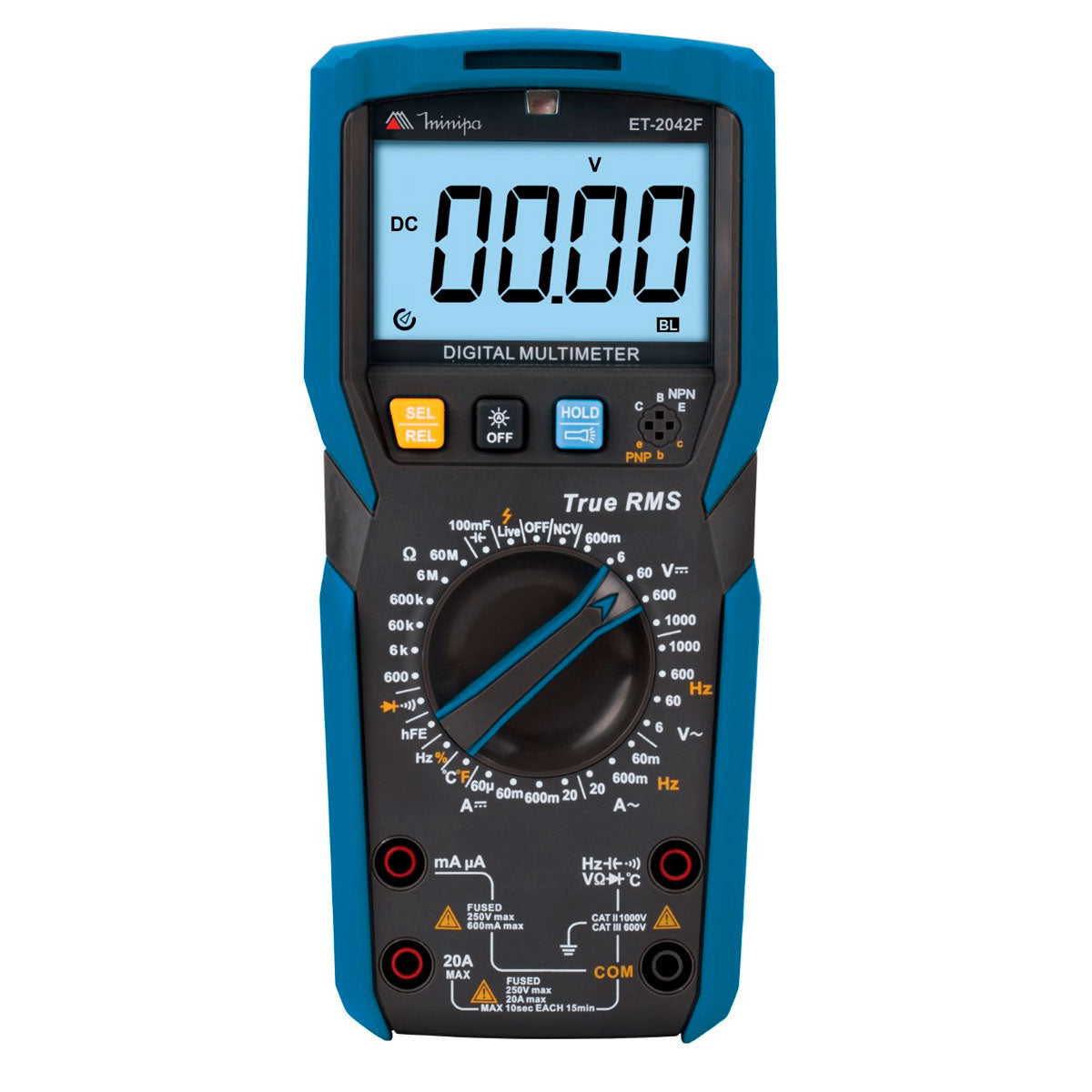 MULTÍMETRO DIGITAL CATIII 600V ET-2042F