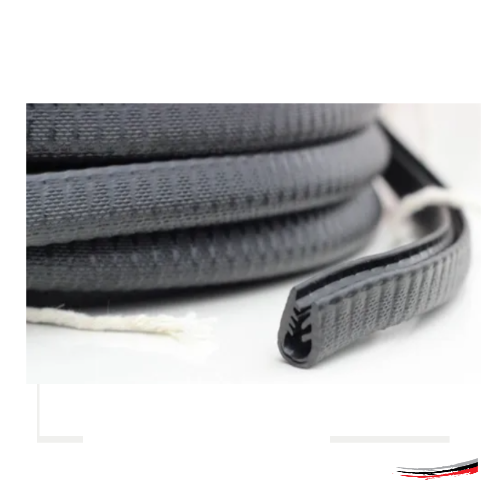 Protetor Mini Borracha De Porta Todo Carro 7x10mm 5m Preta