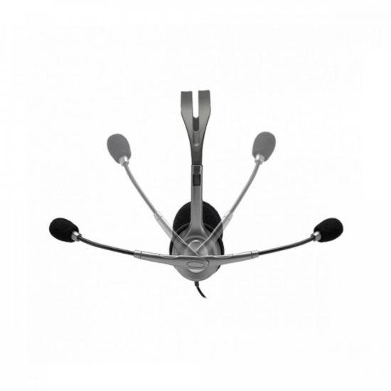 Headset Logitech H111 Cinza