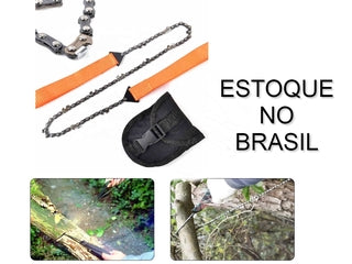 Sobrevivência Mão Motosserra Bolso Motoserra Com Bolsa