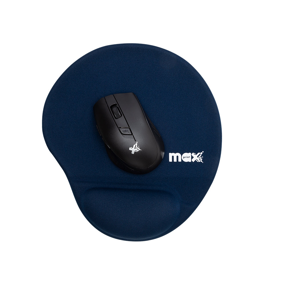 Base Para Mouse Com Apoio Em Gel Azul Maxprint