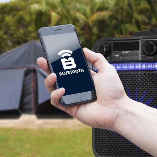 Caixa Multiuso Portátil Bluetooth/MicroSD/USB/FM 200W GO!POWER 300