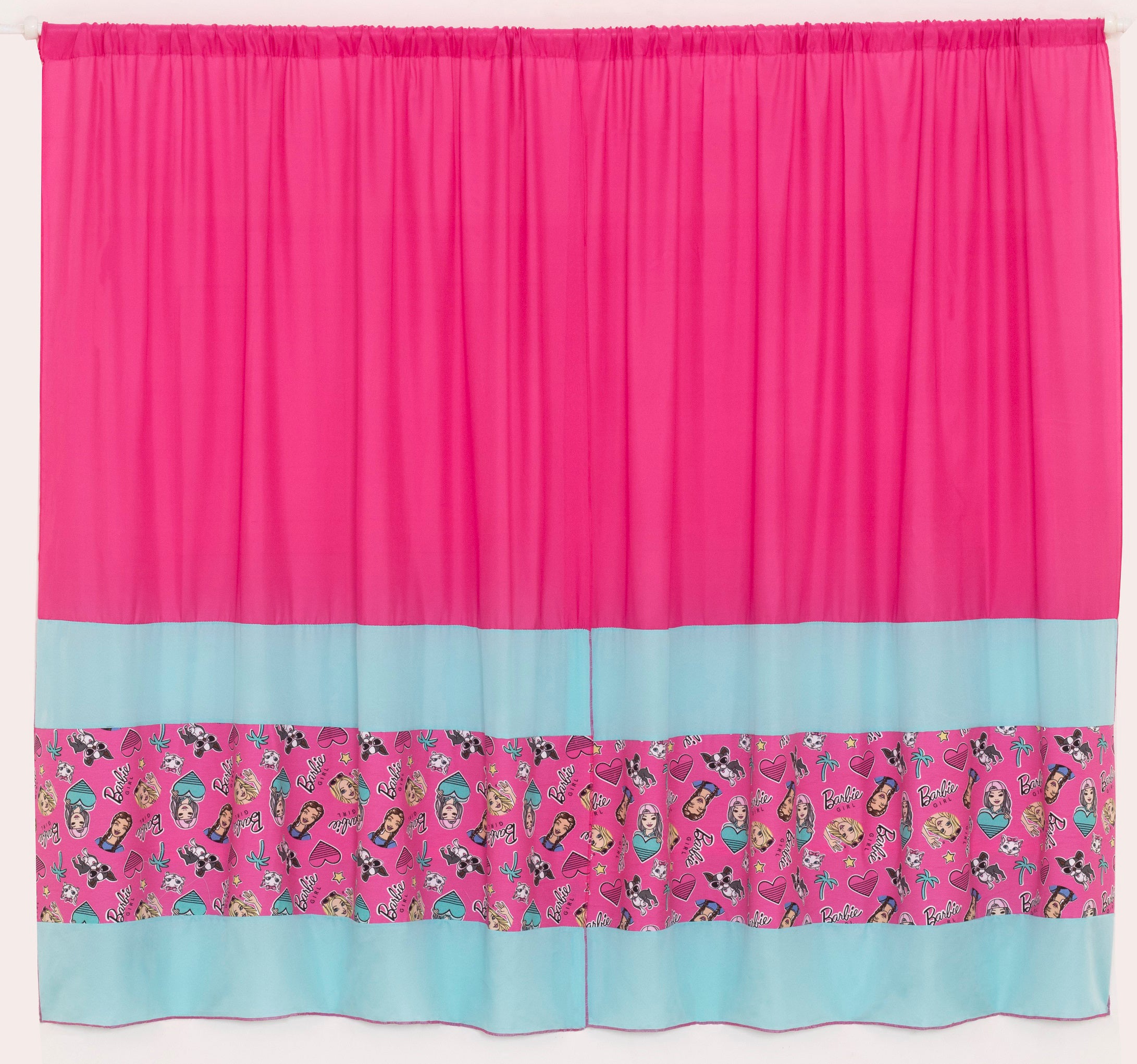 Cortina Para Quarto Barbie 2,00 X ,70