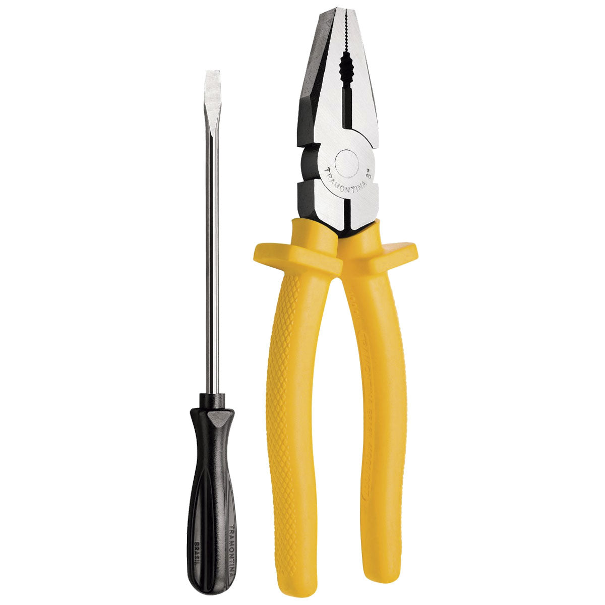 KIT ALICATE 8" E CHAVE DE FENDA1/8X3