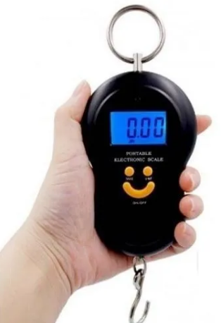 Balança Digital Gancho Portátil Viagem Mala Bagagem Sacola