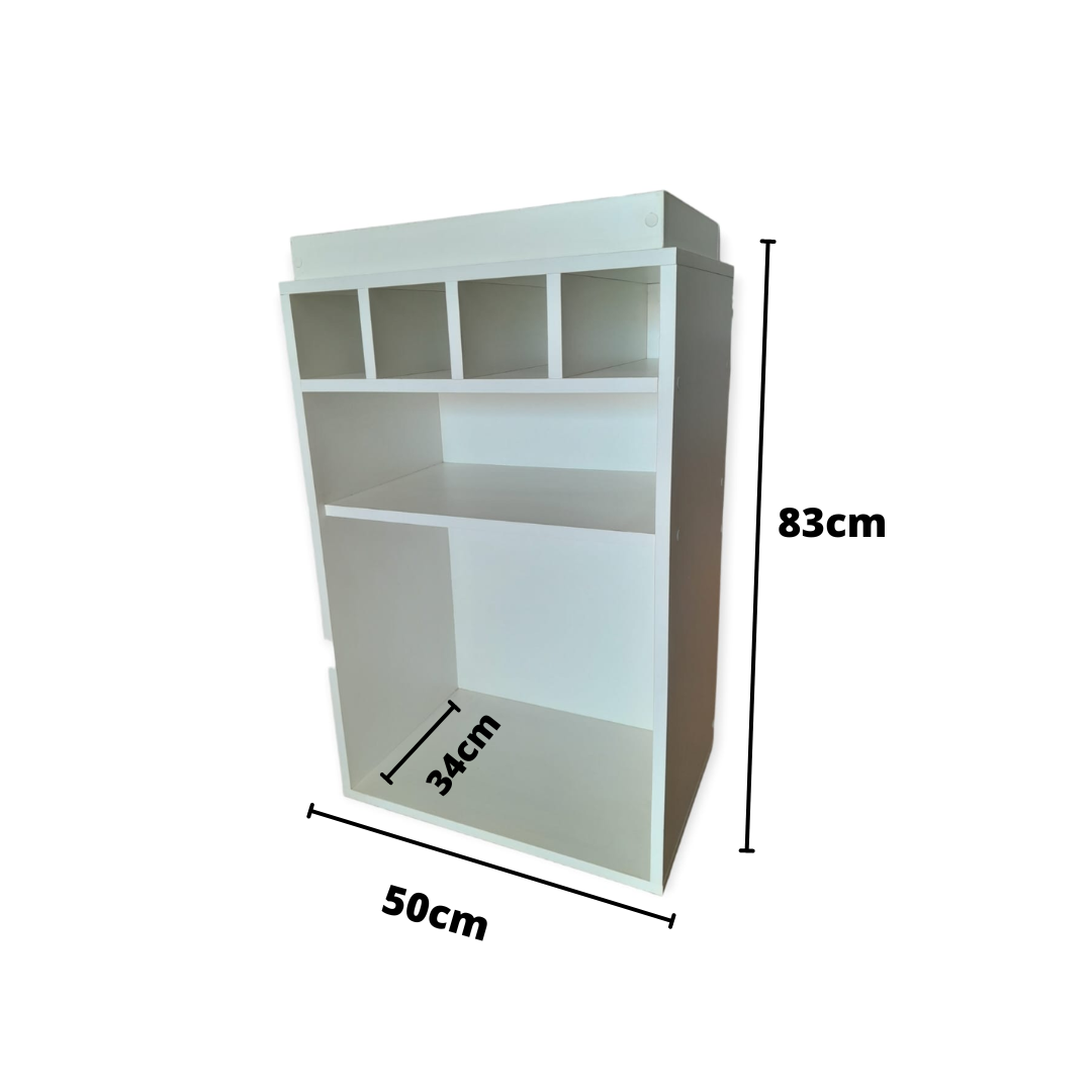 Balcão Bar Adega Em Mdf Branco