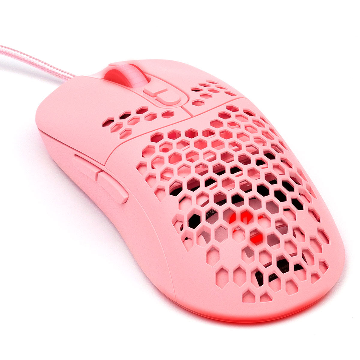 Mouse Gamer Vx Gaming Void Com Led Rgb- 7600 Dpi Rosa Com Cabo Usb 1.8 Metro - Mgv120r