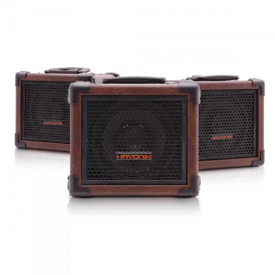 Caixa Multiuso 20W Bluetooth/USB/SD/FM IRON 80 Marrom HAYONIK