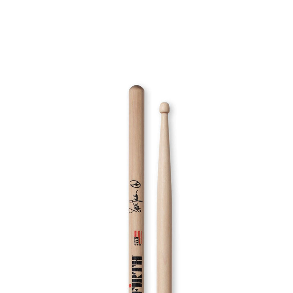 Baqueta Steve Jordan Ponta De Madeira Sjor Vic Firth