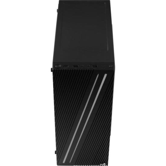 Gabinete Gamer Aerocool Streak Preto RGB Lateral Acrílico