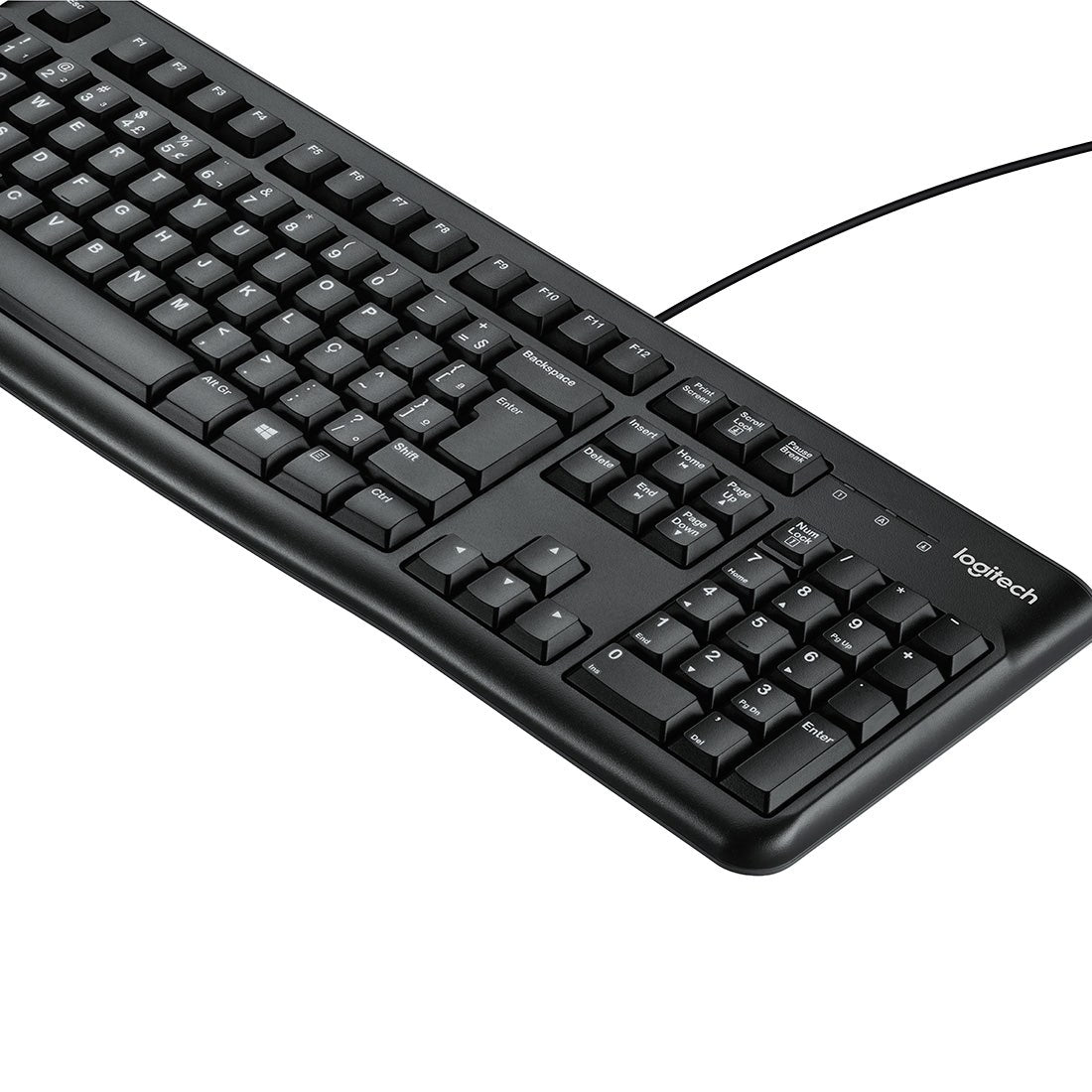 Teclado Logitech K120 Preto USB 920-004423-C