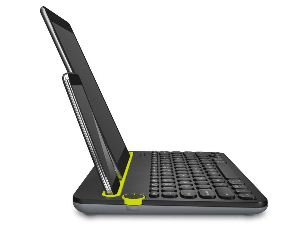Teclado Logitech K480 Preto Bluetooth Padrão US 920-006348