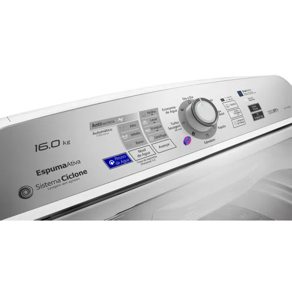 Lavadora Panasonic Na-f160b6w 16kg Branca
