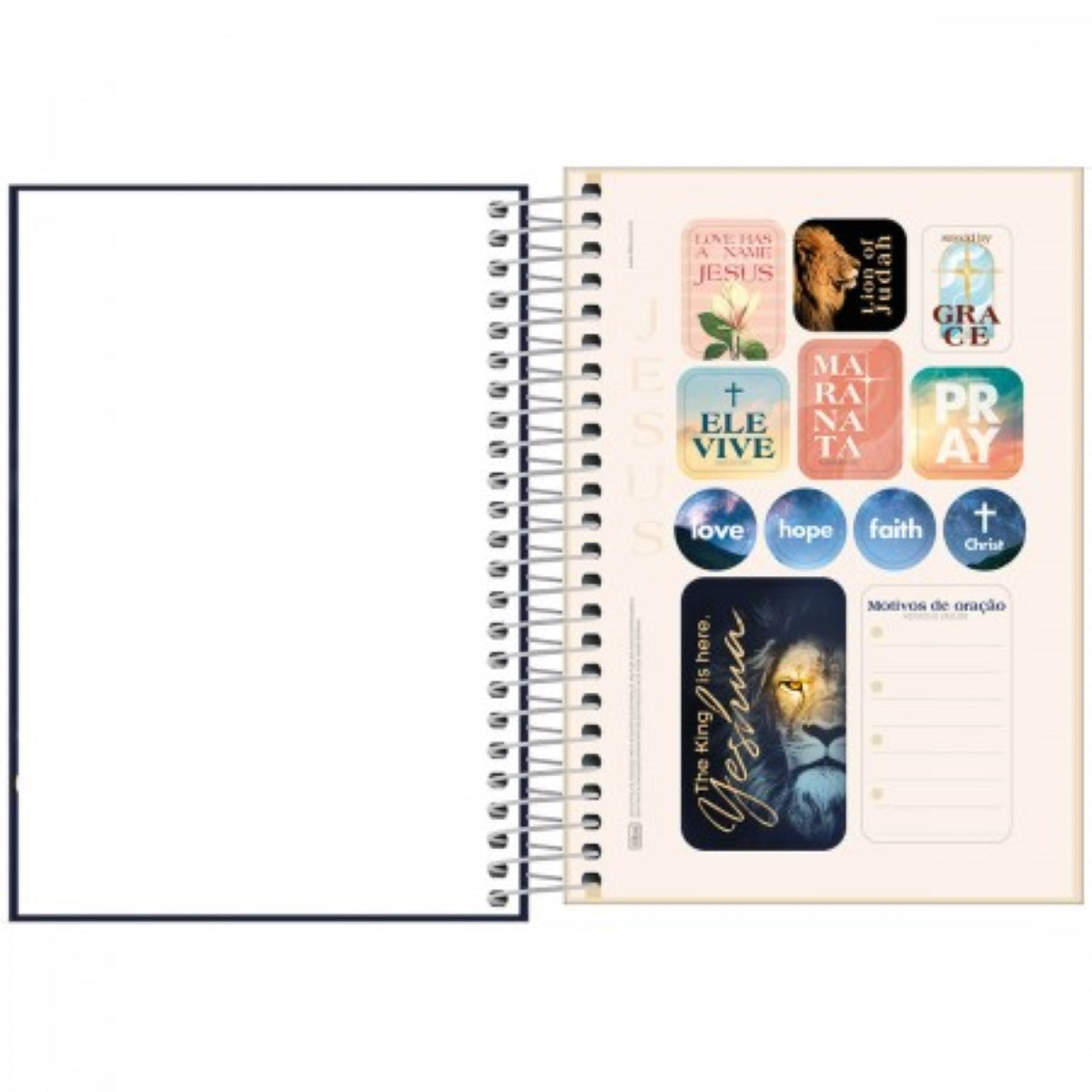 Agenda Espiral Diária 12,9 X 18,7 Cm Louvor 2024