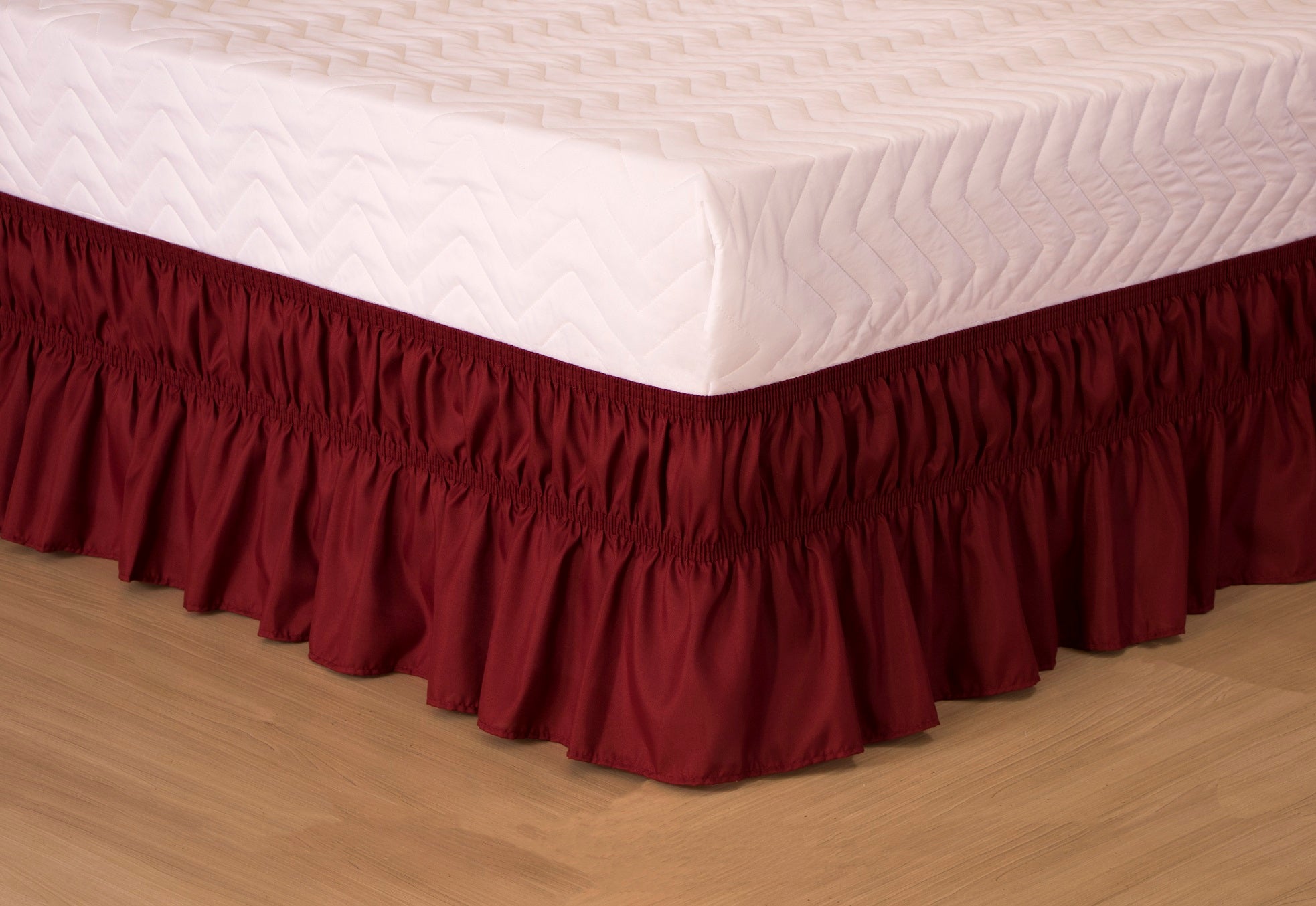 Saia Colchobox Casal Para Cama Box Vinho