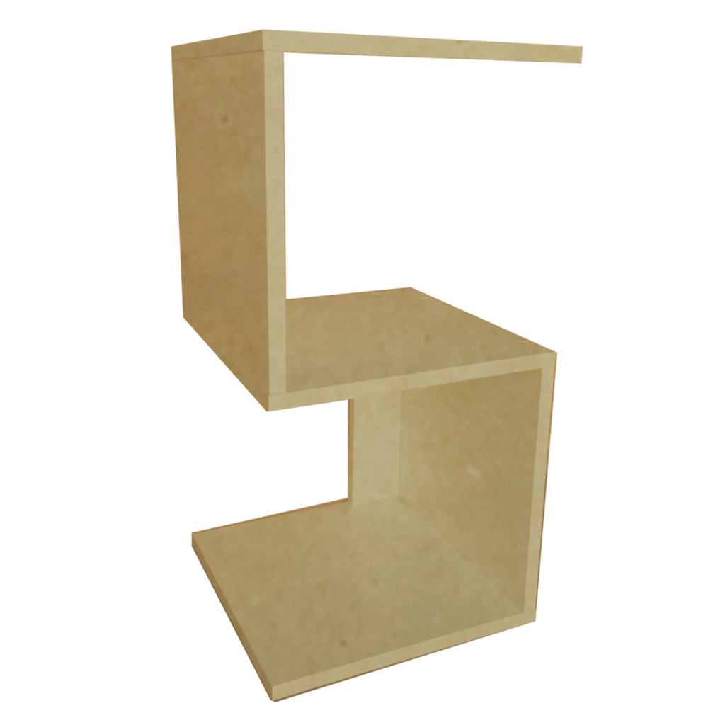 Mesa De Cabeceira Em S Natural Em Mdf